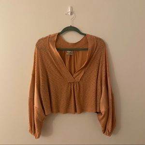 Urban outfitters soft pink blouse